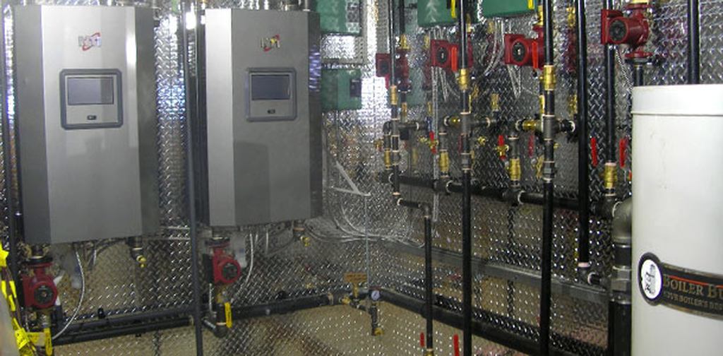 Large Residential Boiler Room